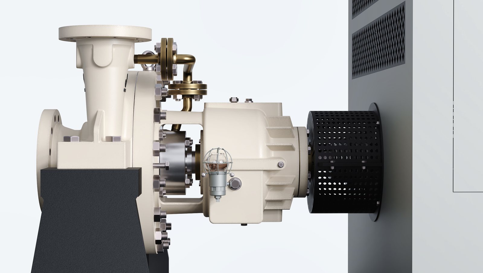 API 610 OH2 pompa yakın görünüş